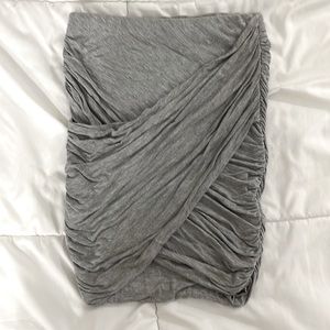 White Fox Boutique - Grey Mini Pencil Skirt